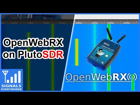 OpenWebRX via PlutoSDR using PlutoWEB Firmware