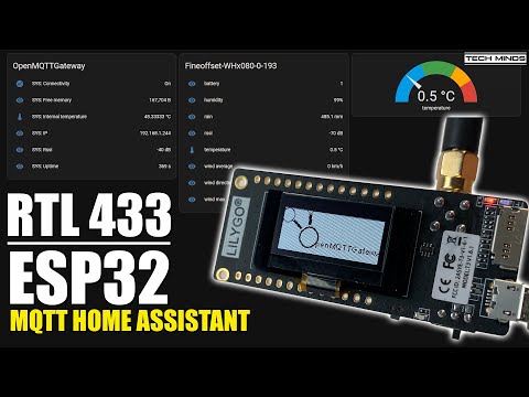 RTL 433 ON ESP32 DEVICE - MQTT HOME ASSISTANT