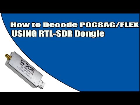 How to Decode POCSAG &amp; FLEX using an RTL-SDR Dongle
