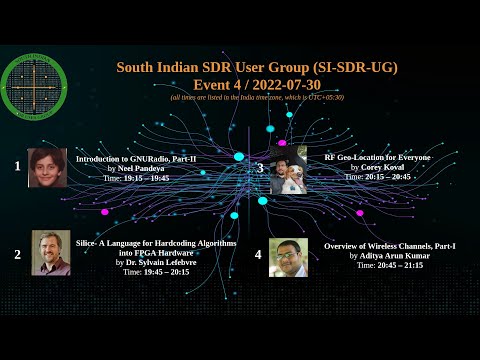 South Indian SDR User Group (SI-SDR-UG) Live Stream Event-4