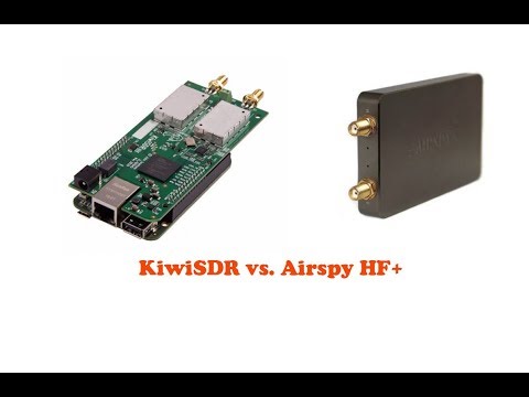 Airspy HF+ vs. Kiwisdr SDR Radio comparison