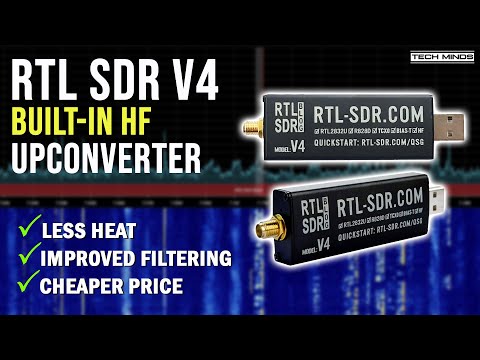 RTL SDR V4 - Now with Built-In HF Upconverter + More Features