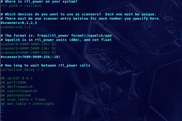 Overview, Freq Show: Raspberry Pi RTL-SDR Scanner