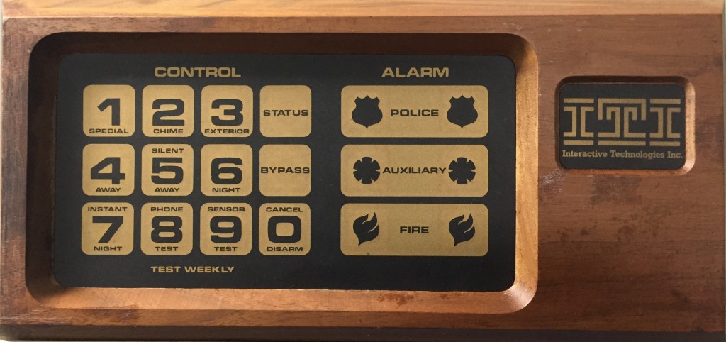Vintage wireless alarm keypad reverse engineered with an RTL-SDR