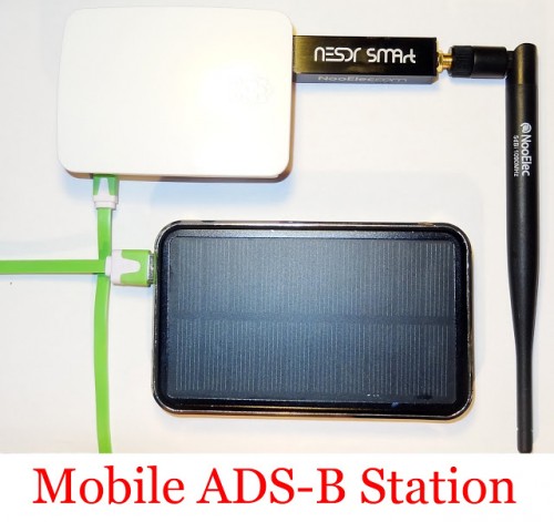 Akos' Mobile ADS-B Station.